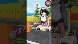 Gugu Gaga Test to Cross The Road 😂#funny #gta5 #funnyvideo #@SkHabib42