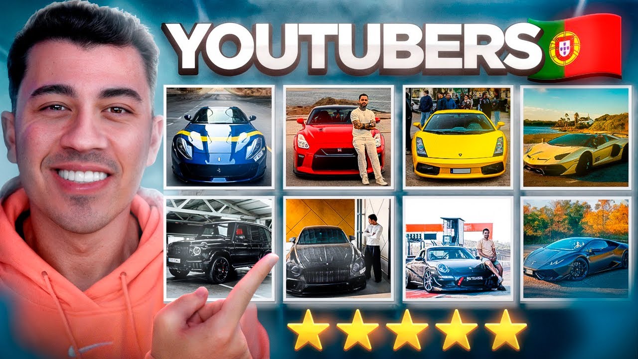 AVALIANDO OS CARROS DOS YOUTUBERS PORTUGUESES | AllSpeedDrive