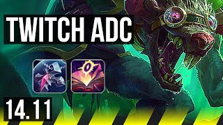 TWITCH & Milio vs EZREAL & Rell (ADC) | 8k comeback, 71% winrate, Legendary | EUW Challenger | 14.11