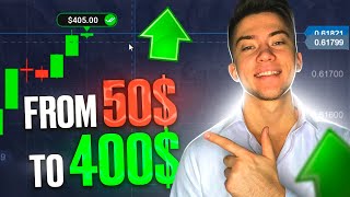 FROM 50$ to 400$ - 100% BINARY OPTION STRATEGY | POCKET OPTION TRADING