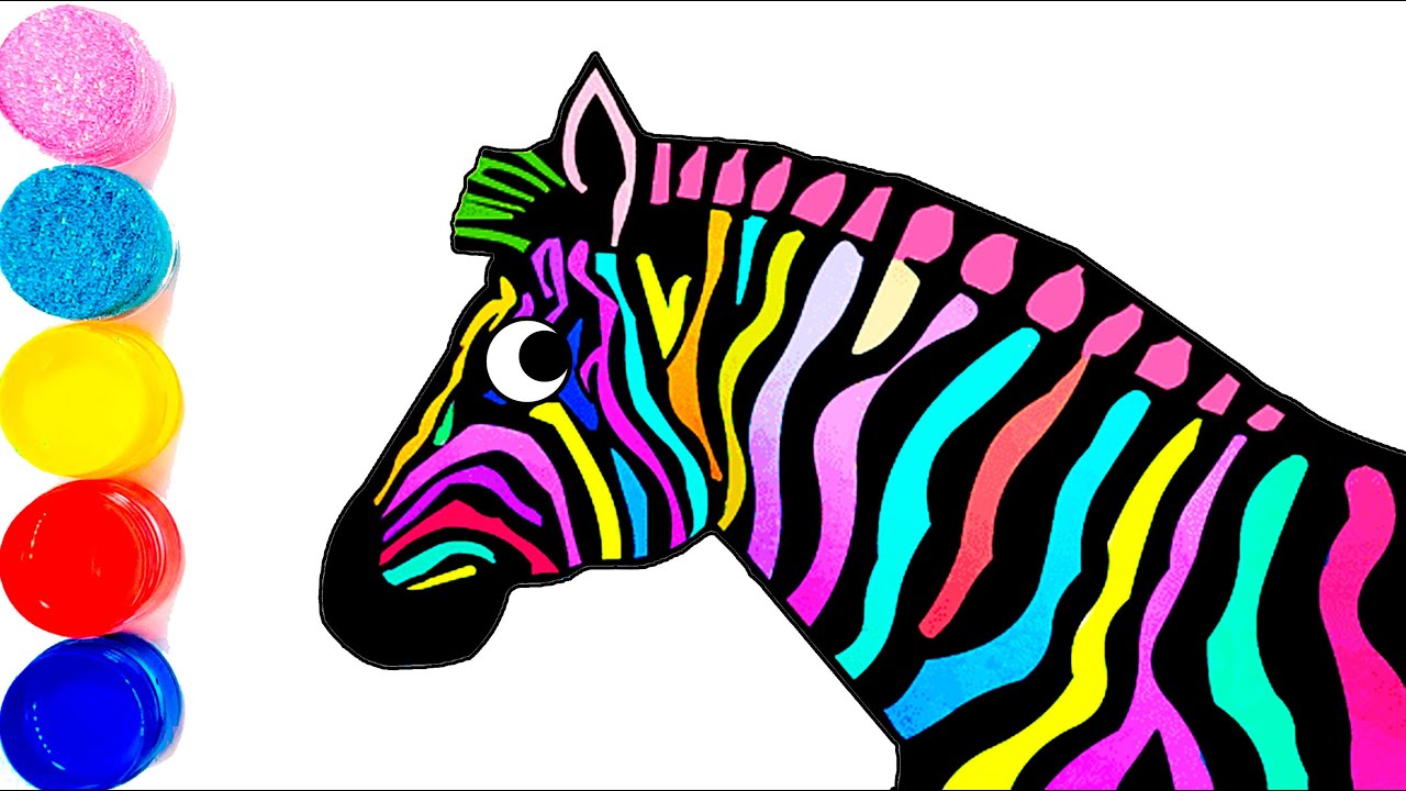 Zebra Rasm Bolalar uchun zebra chizish/Drawing Zebra for kids/Рисование Зебра для ...