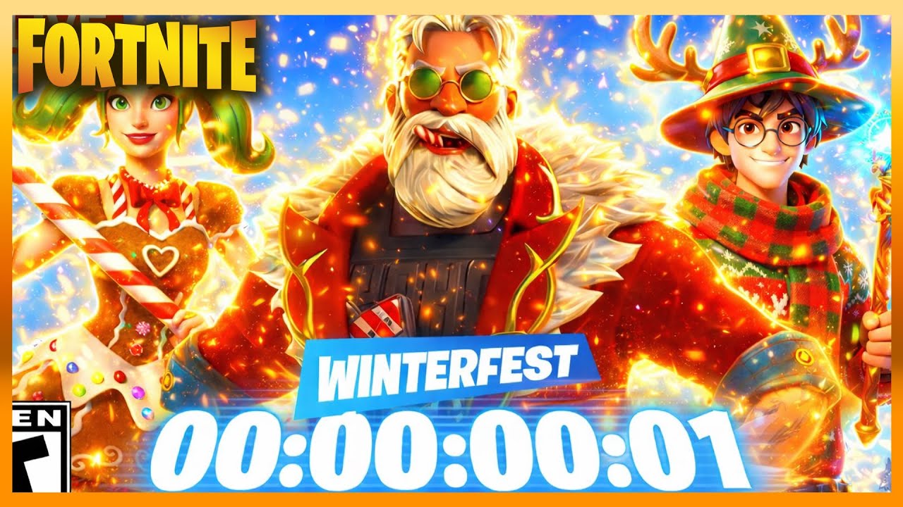 🔴 Fortnite Winterfest 2025 Fun Zero Build | High Kill Games, Wins & Insane Plays