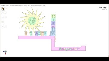 Gravity simulation in Mechanical Simulations AI,ML,industry4.o,spaceclaim,python,renndering,keyshots