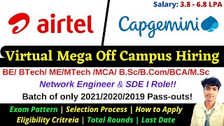 🔴Capgemini and Airtel Off-Campus Hiring 2021 | Capgemini and Airtel Exam Pattern & Selection Process screenshot 4