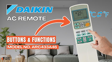 Daikin AC Remote Buttons & Functions (Model No: ARC433A46) | Heat Pump Remote Guide