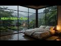 🌧️ Deep Mountain Rain + 432Hz - 3 hours of relaxing rain sounds with healing frequency for deep sl..
