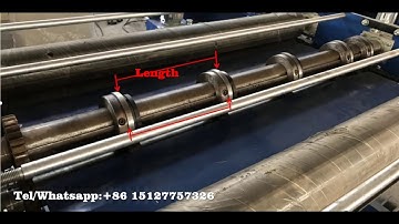 How to set slitting machine size?  How to use slitting machine ?