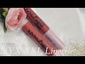 NYX Lingerie XXL Swatches (Peach Flirt & Warm Up)