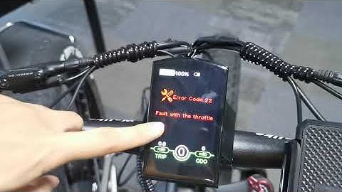 Wallke eBike Error 22 Troubleshooting Video part two