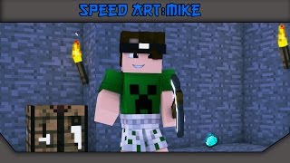 [04 ]Speed Art:@MikeLink1(tarzer craft)WALLPAPER