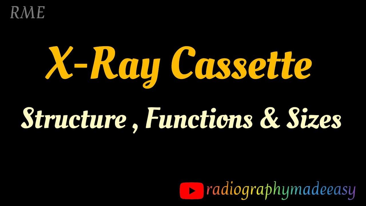 XRay Cassette Structure Functions Different Cassette Sizes xray