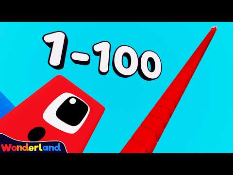 Wonderland: How Tall? | Reach the Moon | 1 to 100 | Learn to Count