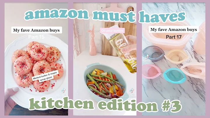 TIKTOK AMAZON FINDS + MUST HAVES 🥞 Kitchen Edition #3 w/ Links