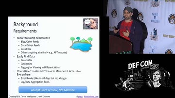 DEF CON 23 - Packet Capture Village - Grecs - Creating REAL Threat Intelligence With Evernote