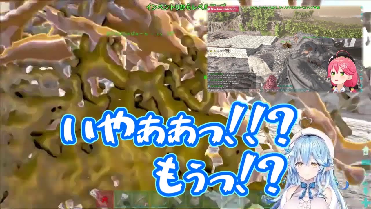 【ホロライブ/さくらみこ・雪花ラミィ】うん○を投げてはいけません