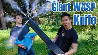 Giant Gas Injecting Knife (WASP Knife) by Ryan Kung 119,428 views 6 years ago 7 minutes, 40 seconds