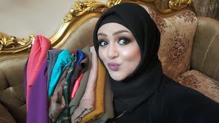 طريقة لف حجابي/طرحتي وانواع الطرح و خامتها وانواع البندانات 