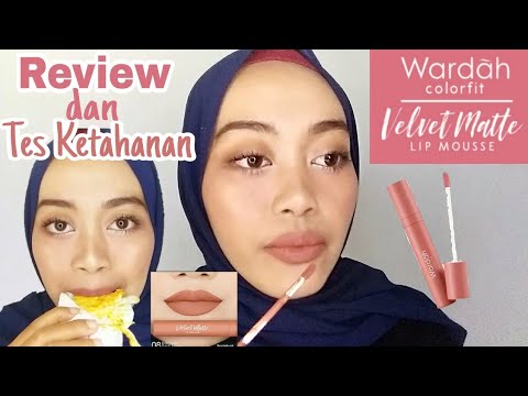 WARDAH VELVET MATTE BARU! Review & Swatches LENGKAP! || 2019. 