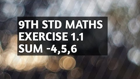9th maths exercise 1.1 in tamil .  tamilnadu new syllabus