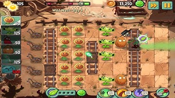 Plants vs Zombies 2: Wild West Day 9 Walkthrough