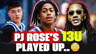 Derrick Roses Sons Aau Squad Dominated. 13U Meanstreets Jr. Eybl Vs. Team Fvv 14U