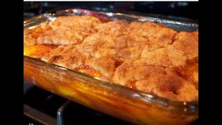 Ladi Londyn Peach Cobbler Recipe #cooking #desserts #peachcobbler #christmas #recipe