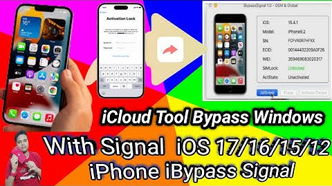 iCloud Tool Bypass Windows With Signal / NEW Update/on iOS 17/16/15/12 iPhone/iPad iBypass Signal