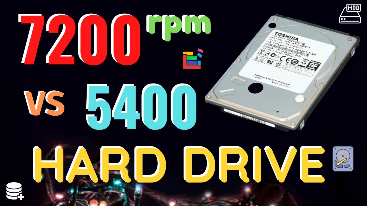 HDD 5.4k rpm VS 7.2k rpm - Which one faster? - YouTube