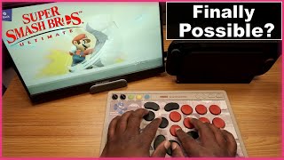 Leverless 8bitdo Arcade Controller with Smash Bros Ultimate