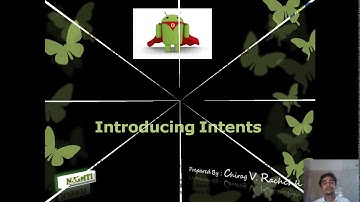 ANDROID LECTURE 33 | UNIT 2 CH 5 | INTENTS