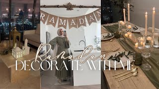 ✨🤲🏻Decorate with me for Ramadan! Home Decor, Table Setting and Prayer Corner| simplyjaserah