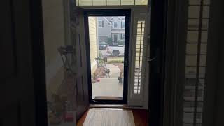 ANDERSEN 3000 series storm door just get installed test out working properly