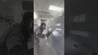 Extreme Hatred Spraying This Paint Colour #Car #Paint #Paintlife #Autobody #Satisfying #Painting