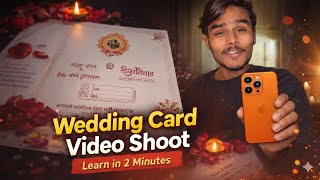 Wedding Card Video Shoot Shaadi Card Video Kaise Shoot Kare Wedding Vlog