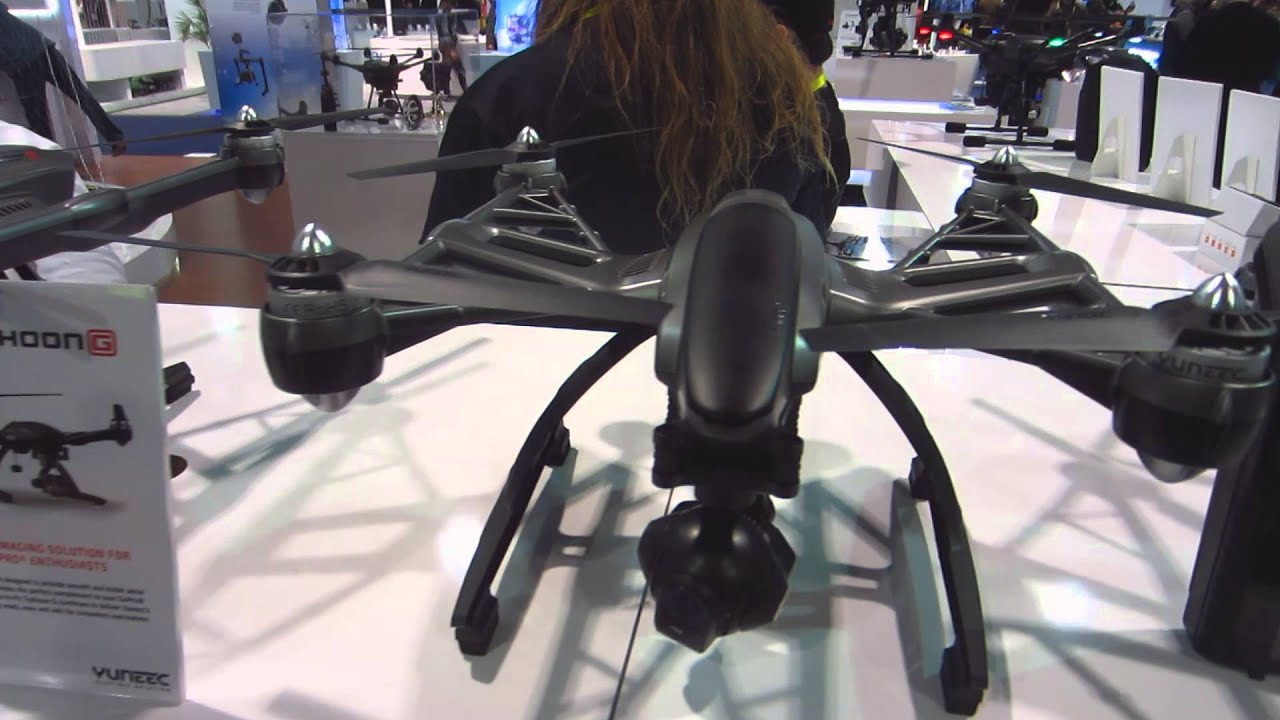 CES 2016 - Yuneec Typhoon G & Typhoon 4K Drones  - Tech East, LVCC, Las Vegas, NV