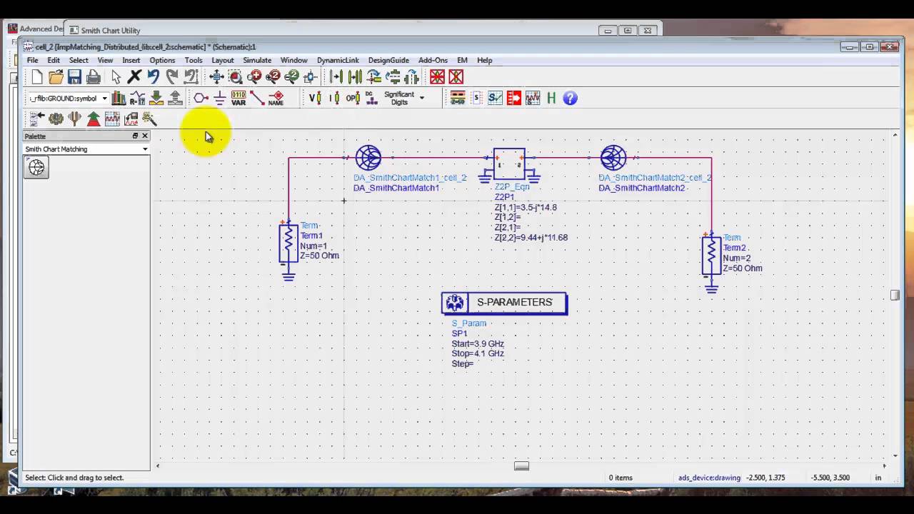 Calculating complex input/ouput impedance for FET in Microwave office