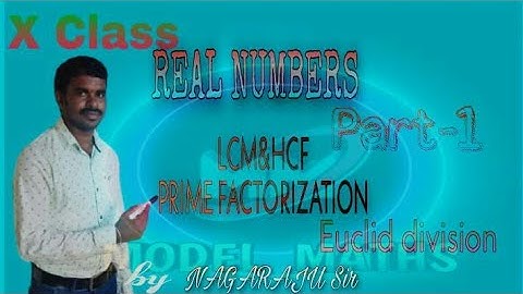 10 th clasd maths Real numbers part1 by nagaraju sir short qns