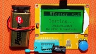 Unboxing Review Cheap Capacitor ESR Electronic Component Meter Tester(Quick review of a cheap capacitor ESR meter and component tester from China. Cost $15 all-in (with free shipping). It checks capacitors, resistors, transistors, ..., 2014-12-07T21:58:50.000Z)