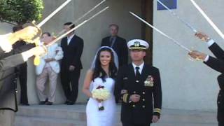 Arch of Sabers (Sword) Ceremony at Navy Wedding Arch of Sabers (Sword) Ceremony at Navy Wedding