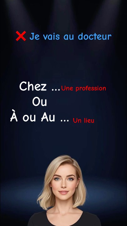 Je vais au docteur | L’erreur que tout le monde fait en français - YouTube