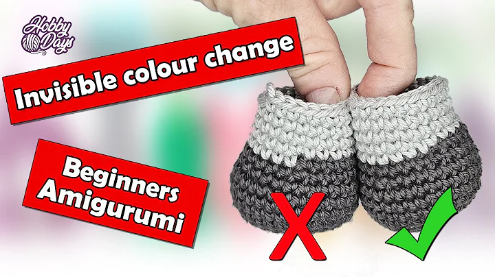 Invisible Colour/Color Change- Beginners Amigurumi