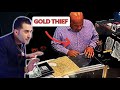 Unmasking gold thief employee caught in the act