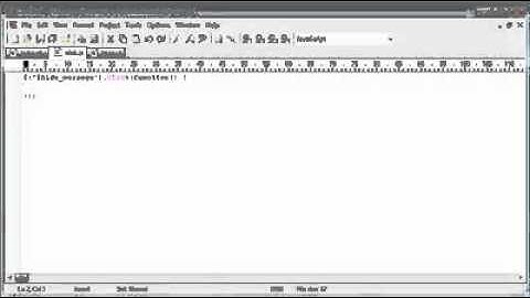 jQuery Tutorial - 31 - Click