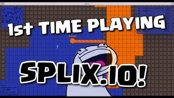 FIRST TIME PLAYING SPLIX.IO! (Noob Gameplay)
