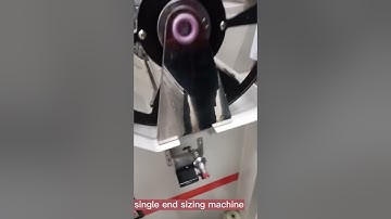 Single end sizing machine
