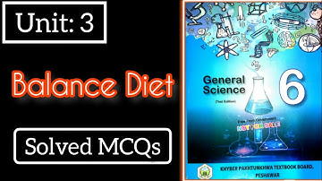 Balance Diet Class 6 | General Science|Solved MCQs| Lollipop Of Knowledge
