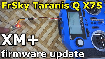 FrSky XM+ receiver firmware update (RSSI value constant, Taranis Q X7S)