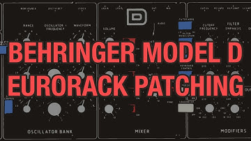 Behringer Model D #03 - Eurorack Patching Sequence & Modulation