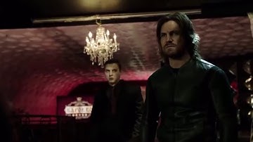 Arrow 5x17 Prometheus Breaks Oliver / Oliver vs Konstantin Kovar