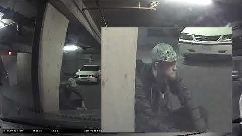 4 car Break in Caught on Thinkware Dash Cam Parking Mode